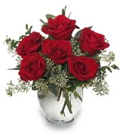 Vazo içerisinde 5 adet kırmızı gül  Hatay çiçek online çiçek siparişi 