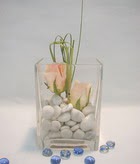 2 adet gül camda taslarla   Hatay online çiçek gönderme sipariş 