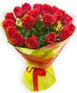 19 Adet kırmızı gül buketi  Hatay yurtiçi ve yurtdışı çiçek siparişi 